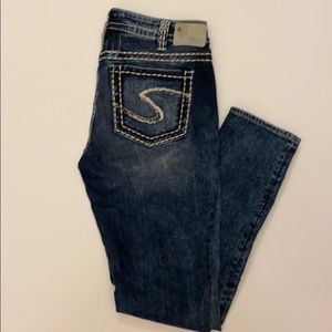 Silver jeans